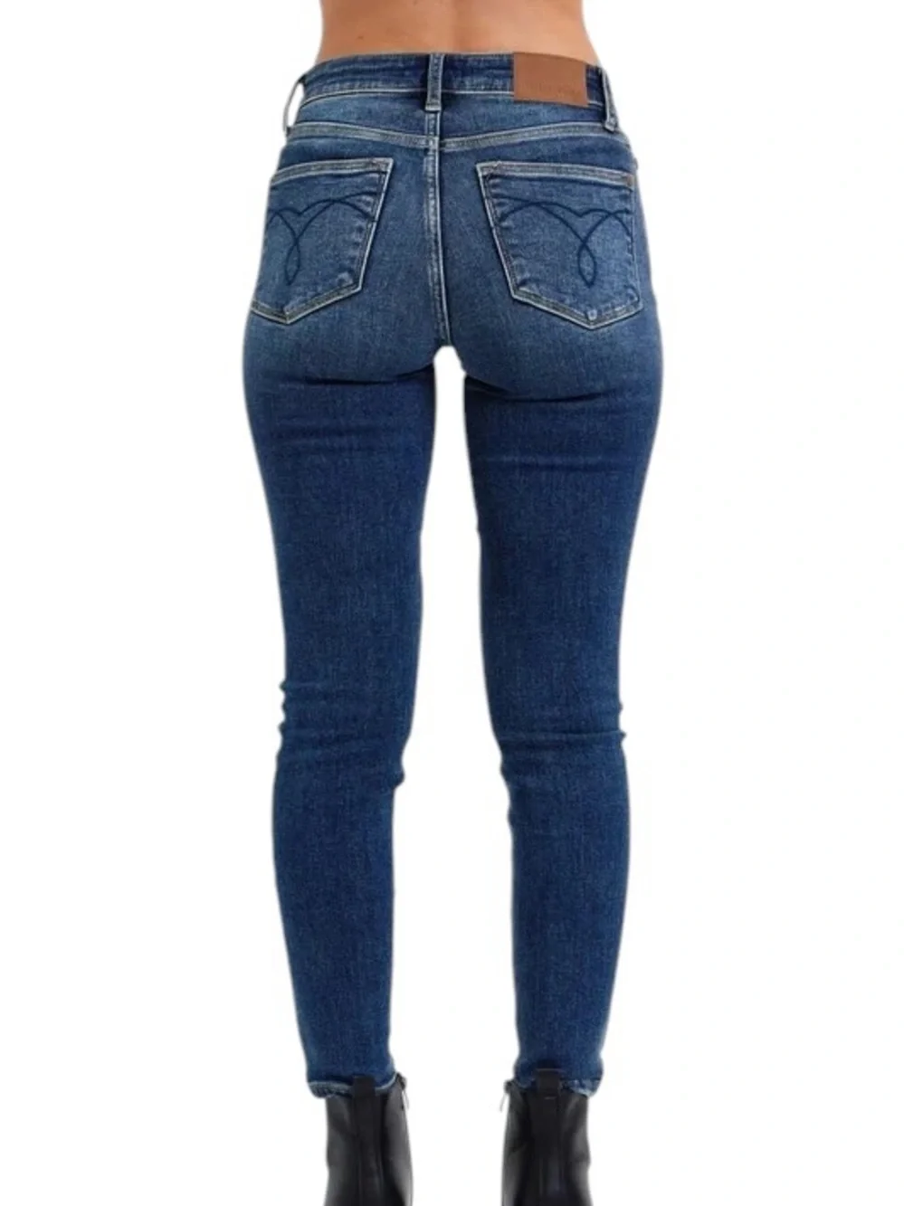 Judy Blue Full‎ Size Mid-Rise Waist Skinny Jeans with Pockets New without Tags